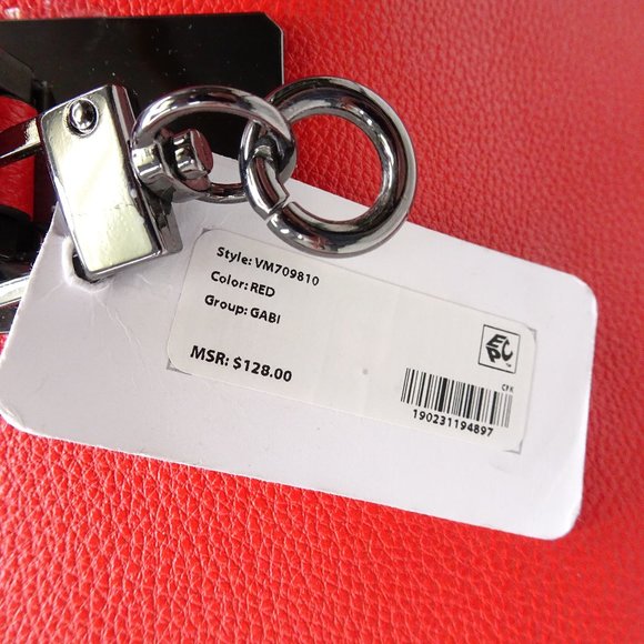 New GUESS Gabi Girlfriend Satchel Red Handbag - Picture 4 of 15